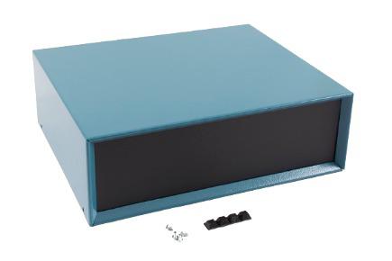 1426W-B Hammond 1426 Blue, Aluminium & Steel Enclosure, 305 x 254 x 102mm