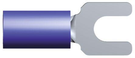 2-35559-1 TE Connectivity 2-35559 Series Insulated Crimp Spade Connector, 1mm² to 2.6mm², 16AWG to 14AWG, M3.5 (#6) Stud Size