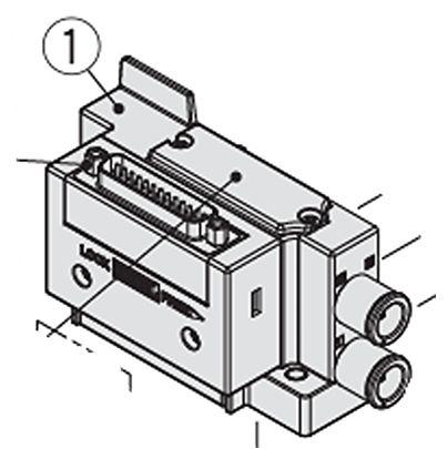 JSY11M-1P-3A1-C8 SMC JSY1000 series Manifold Assembly for use with Valve,