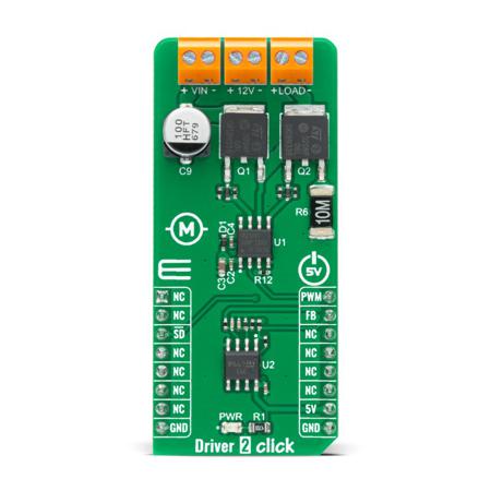 MIKROE-4366 MikroElektronika Compass 5 Click Hall Effect Sensor Development Kit for AK09918C, a 3-axis electronic compass with high