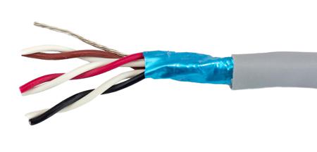 78193 SL001 Alpha Wire Ecogen Ecocable Mini Series Data Cable, 3 Pairs, 6 Cores, 0.61 mm², Screened, 20 AWG, 305m, Screened Shield