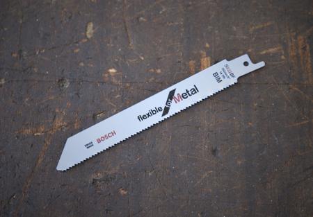 2608656014 Bosch 150mm Cutting Length bimetal Reciprocating Saw Blade, 14 Teeth Per Inch