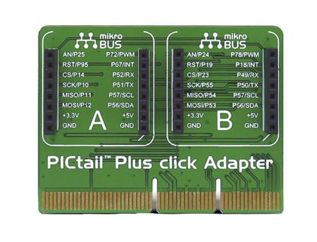 MIKROE-2578 MikroElektronika PICtail Plus Click Adapter 16 bit, 32 bit