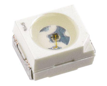 VLMY31J2K2-GS08 Vishay  Yellow LED, 594 nm PLCC 2, Round Lens SMD package