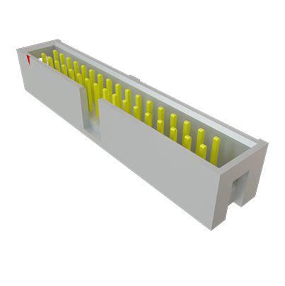 TST-117-01-T-D Samtec TST Series Vertical Through Hole PCB Header, 34 Contact(s), 2.54mm Pitch, 2 Row(s), Shrouded