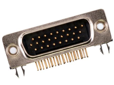 173113-0173 FCT from Molex 1731 26 Way Right Angle Panel Mount D-sub Connector Plug, 2.54mm Pitch, with Screw