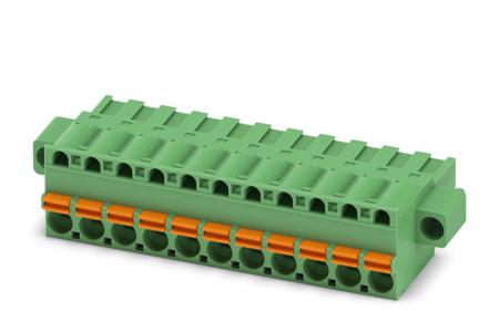1909498 Phoenix Contact COMBICON FKCT Series 5mm Pitch Pluggable Terminal Block, Plug, 12 Way