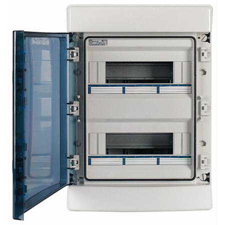 174207-IKA-2-24-OT Eaton Eaton xComfor Series Grey ABS, Plastic General Purpose Enclosure, IP65, IK08, Flanged, 145 x 436 x 310mm