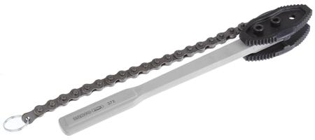 372-1.1/2 Bahco Chain Wrench, 38.1mm Jaw Capacity, Metal Handle