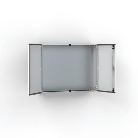 MAD1001030R5 nVent HOFFMAN MAD Series Mild Steel Wall Box, IP55, 39.4 mm x 39.4 mm x 11.8mm