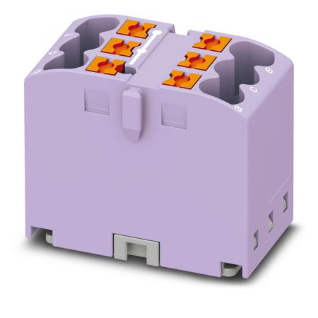 3273280 Phoenix Contact Distribution Block, 6 Way, 4mm², 24A, 450 V, Violet