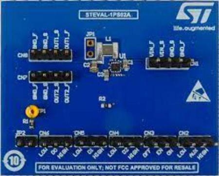 STEVAL-1PS02A STMicroelectronics Evaluation Board Based on ST1PS02AQTR 400 mA Nano-Quiescent Synchronous Step-Down Converter with AUX