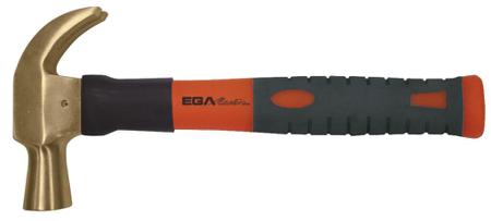 70526 Ega-Master Beryllium Copper Claw Hammer, 500g