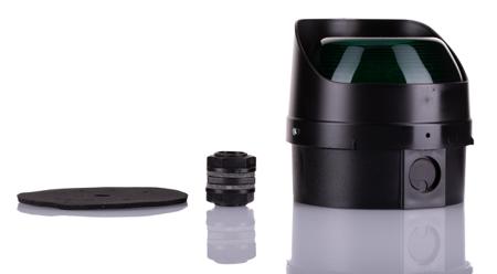 LED-TL-01-04 Moflash LED TL Series Green Multiple Effect Beacon, 8 → 20 V ac/dc, Surface Mount, Wall Mount, LED Bulb, IP65
