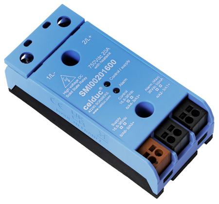 SMI00201600 Celduc SMI Series Solid State Relay, 20 A Load, 940 Vdc Load, 48 Vdc Control
