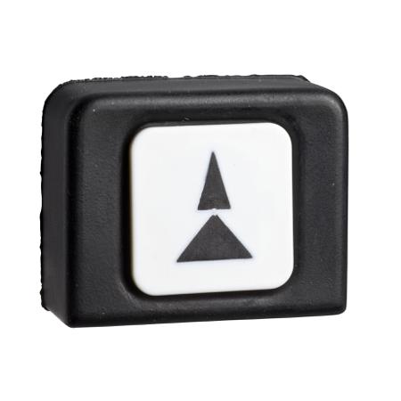 XACA923 Schneider Electric Harmony XAC Series Black/White Push-In Push Button Head, IP65