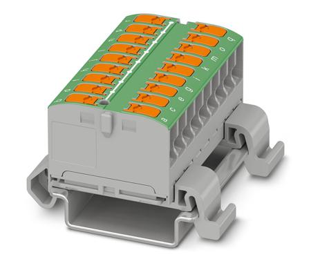 1019540 Phoenix Contact Distribution Block, 18 Way