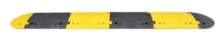 174-5929 RS Pro High Visibility Black, Yellow Rubber Speed Bump 27 Dia.mm Asphalt Fixation Bolt, H Link for Road Transport