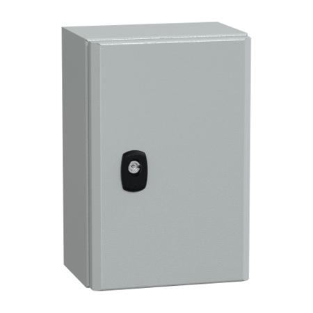 NSYS3DEX3215 Schneider Electric PanelSeT S3DEX Series Steel Wall Box, IP66, ATEX, 300 mm x 200 mm x 150mm