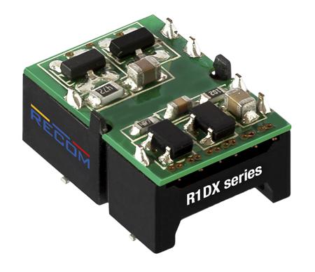 R1DX-0512-Tray SMD DC/DC Converter Isolated 12V 1W