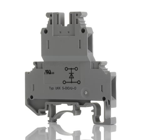 2791032 Phoenix Contact  UKK 5-DIO/U-O Series Grey, 0.2 → 4mm², Double-Level