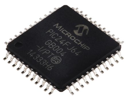 PIC24FJ64GB004-I-PT Microchip PIC24FJ64GB004-I/PT, 16bit PIC Microcontroller, 32MHz, 64 kB Flash, 44-Pin TQFP