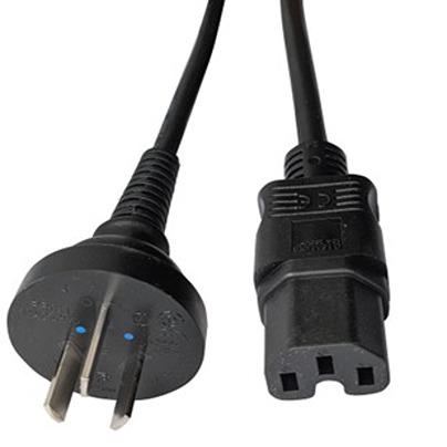 558-967 RS PRO Straight IEC C15 Socket to Straight PRC/3 Plug Power Cord, 2.5m