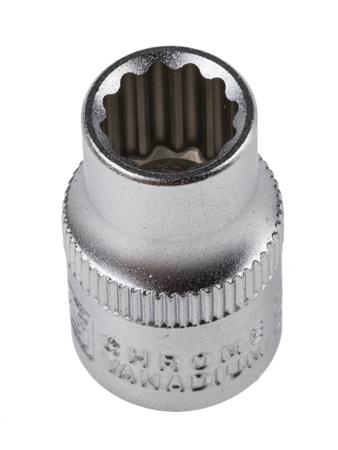 830-4038 RS PRO 3/8 in Drive 9mm Standard Socket, 12 point