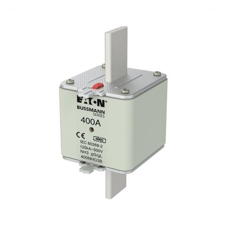 400NHG3B-NH-FUSE-400A-500V-gG-SIZE-3-DUAL-IND 400A Tag Fuse, 70 x 150mm, 500V