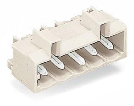 721-469/001-000 WAGO 721 Series Angled Through Hole Header, 9 Contact(s), 5 mm Pitch, 1 Row, Shrouded