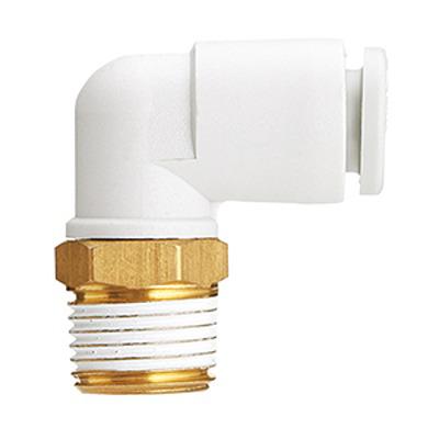 KQ2L23-01NS SMC Pneumatic Elbow Threaded Adapter, R 1/8 Male