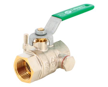 506009 Sferaco Nickel Plated Brass Ball Valve, Ball Valve, Threaded, BSP 2in, 40bar Operating Pressure