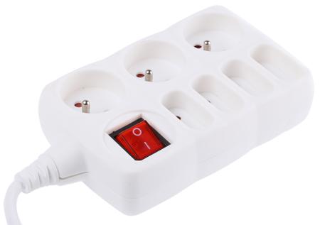 481-367 RS PRO 1.5m 7 Socket Type C - Europe, Type E - French Extension Lead, 250 V ac