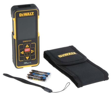DW03101-XJ DeWALT  Laser Measure, 10 → 100m Range, ±1 mm/m Accuracy