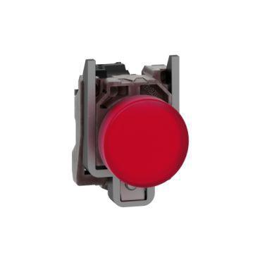 XB4BVG4 Schneider Electric, Harmony XB4, Panel Mount Red Universal LED Pilot Light, 22mm Cutout, IP66, IP67, IP69(IP69K),