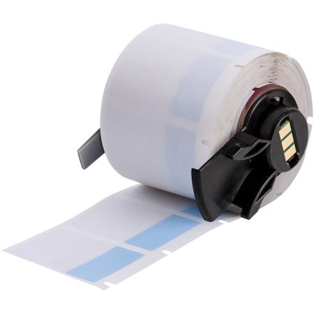 M6-31-427-BL Brady B-427 Blue, Transparent Label, 25.40mm Width, 12.70mm Height, 250 Qty