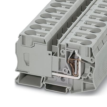 3036178 Phoenix Contact  ST 35 Series Grey, 2.5 → 35mm², Feed Through Termination