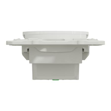 S520059 Schneider Electric White 1 Gang Plug Socket, 2 Poles, 16A, French 2P