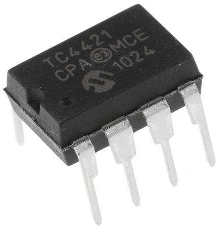 TC4421CPA Microchip  MOSFET Gate Driver 1, 9 A 8-Pin 20 V, PDIP