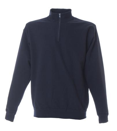 988550-L-NAVY JRC 988550 Navy 100% Cotton Sweat Shirt L