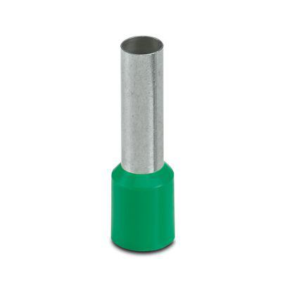 3201330 Phoenix Contact Insulated Ferrule, 18mm Pin Length, 5.8mm Pin Diameter, Green