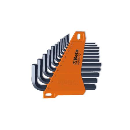 96N/SC12 BETA 12 piece L Shape Metric Hex Key Set, 2.5mm