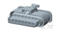 1-1719393-1 TE Connectivity, , 1-171 Female 8 Way Housing For Female Terminals for use with Automotive Housings