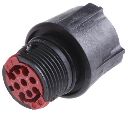 CL1F1201 Souriau Sunbank by Eaton Circular Connector, 9 Contacts, Cable, Standard Connector, Socket, Female, IP67, Clipper Series