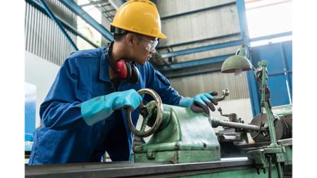 33-3765E-9L Honeywell Safety FLEXTRIL 231 Black, Green HPPE, Nitrile, Nylon, Spandex Chemical Resistant, Cut Resistant Gloves, Size