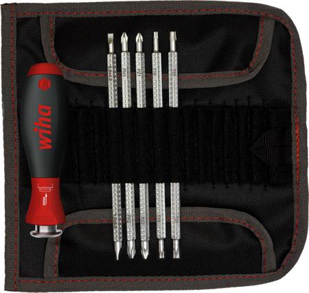 32298 Wiha Hexagon, Phillips, Slotted Screwdriver Set, 6-Piece