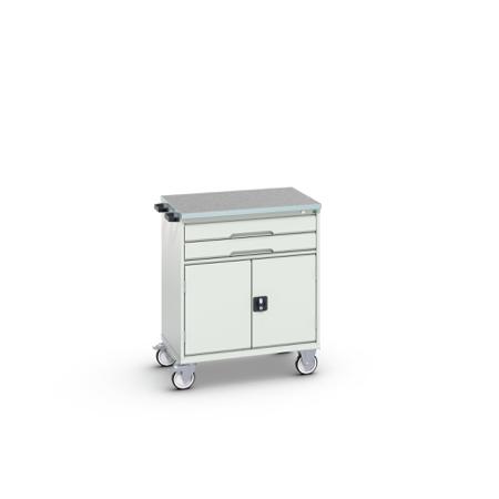 16927009-16 Bott 2 Door, 2 Drawer Sheet Steel Floor Standing Cabinet, 800 x 600 x 980mm