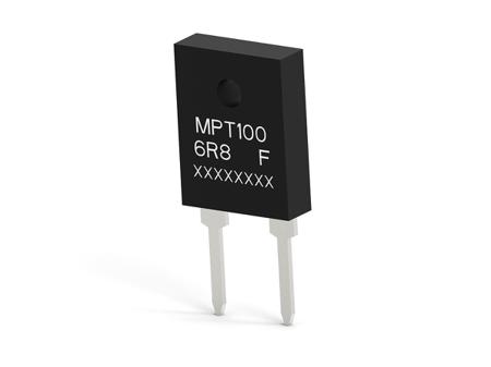 MPT100A6R8F TE Connectivity 6.8Ω Power Film Through Hole Fixed Resistor 100W 1%