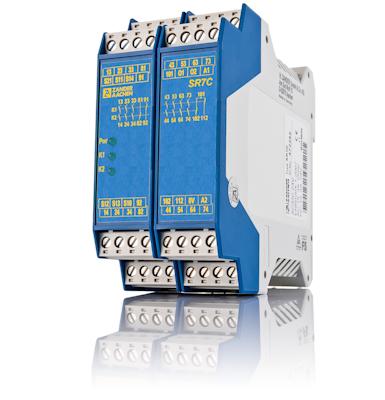 475242 ZANDER AACHEN SR7C SR7C 4 Auxiliary Contacts Safety Relay 24V, Single/Dual-Channel 7 Safety Contacts
