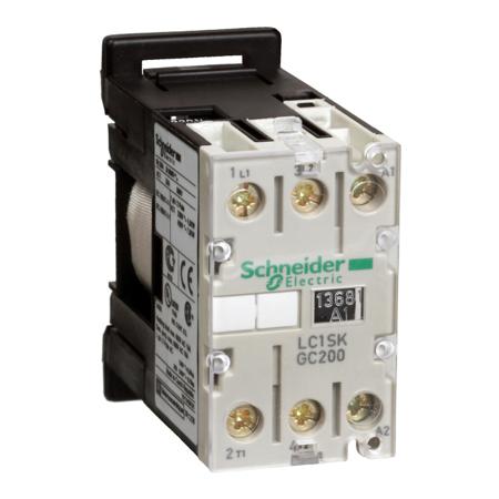 LC1SKGC200B7 Schneider Electric TeSys 2 Pole Contactor - 5 A, 24 V Coil, 2NO